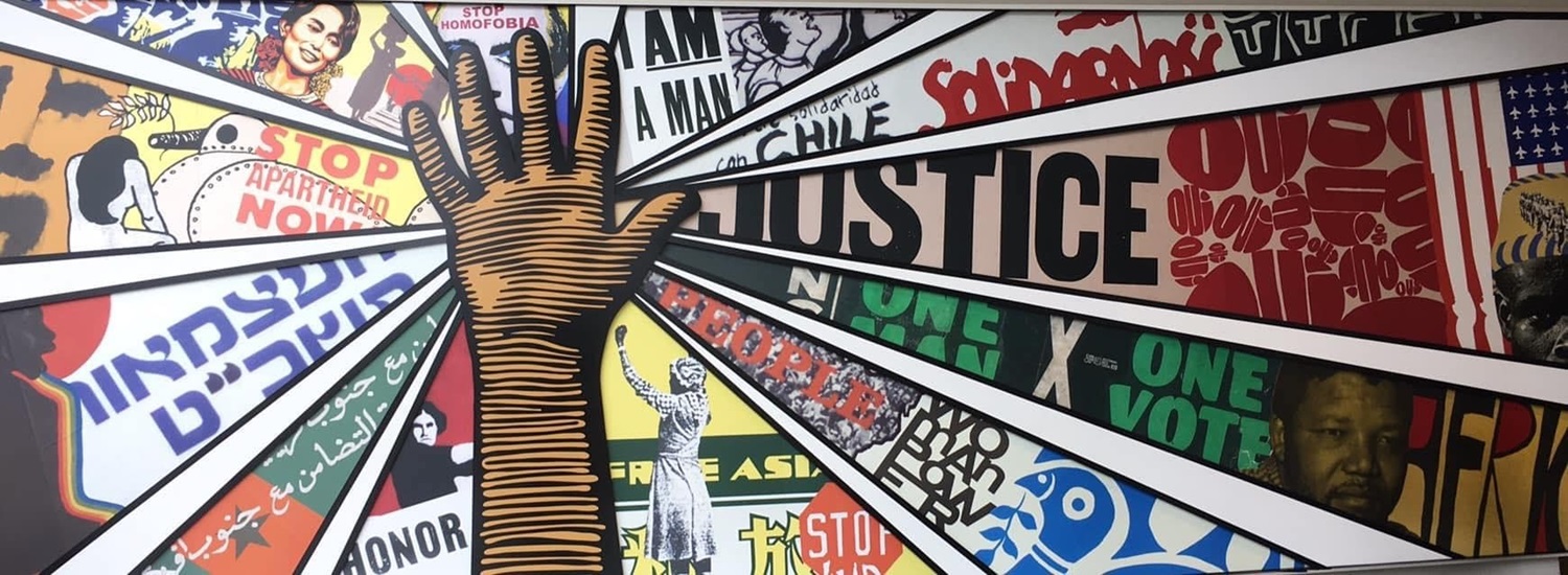 Picture of Human Rights Mural from National Center for Civil and Human Rights 